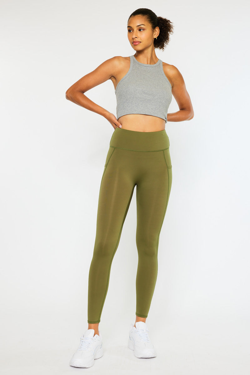 Women's High Rise Active Leggings - Carla