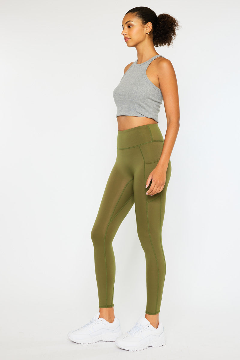 Women's High Rise Active Leggings - Carla