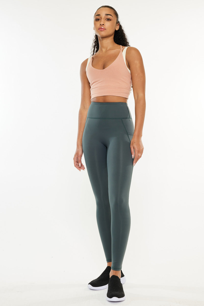 Women's High Rise Active Leggings - Carla