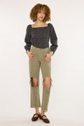 Women's High Rise Straight Jeans - Blakely