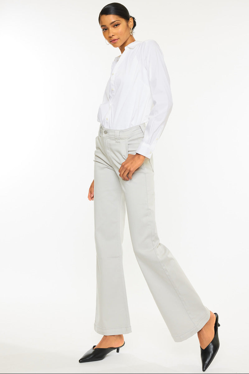 Women's High Rise Holly Flare Jeans - Calypso