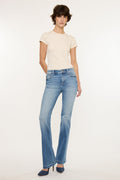 Women's Mid Rise Bootcut Jeans - Abigail
