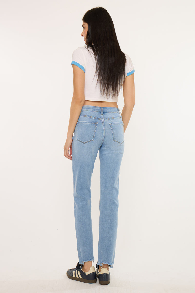Women's High Rise Straight Jeans - Breanne