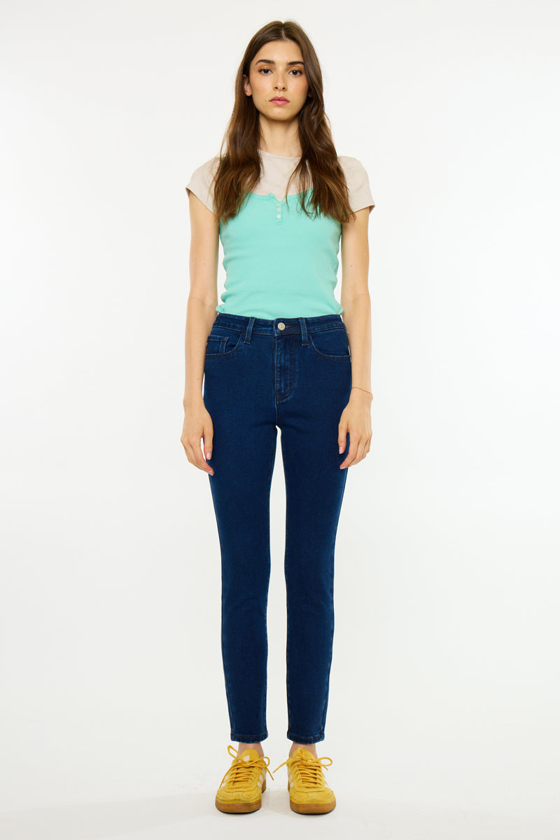 Women's High Rise Ankle Skinny Jeans - Bev
