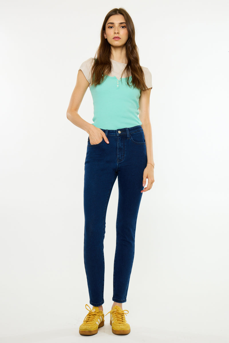Women's High Rise Ankle Skinny Jeans - Bev