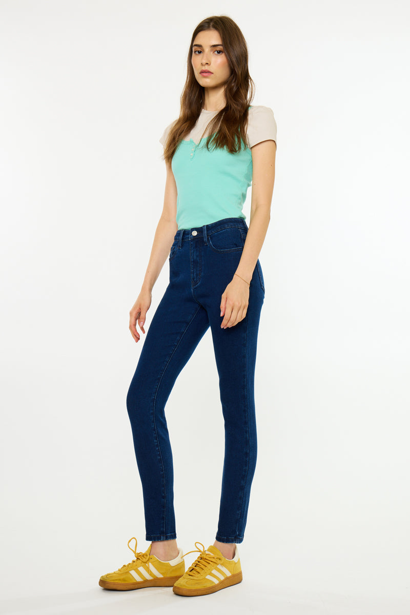 Women's High Rise Ankle Skinny Jeans - Bev