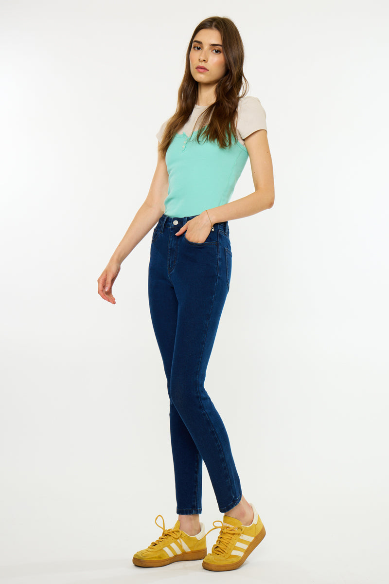 Women's High Rise Ankle Skinny Jeans - Bev