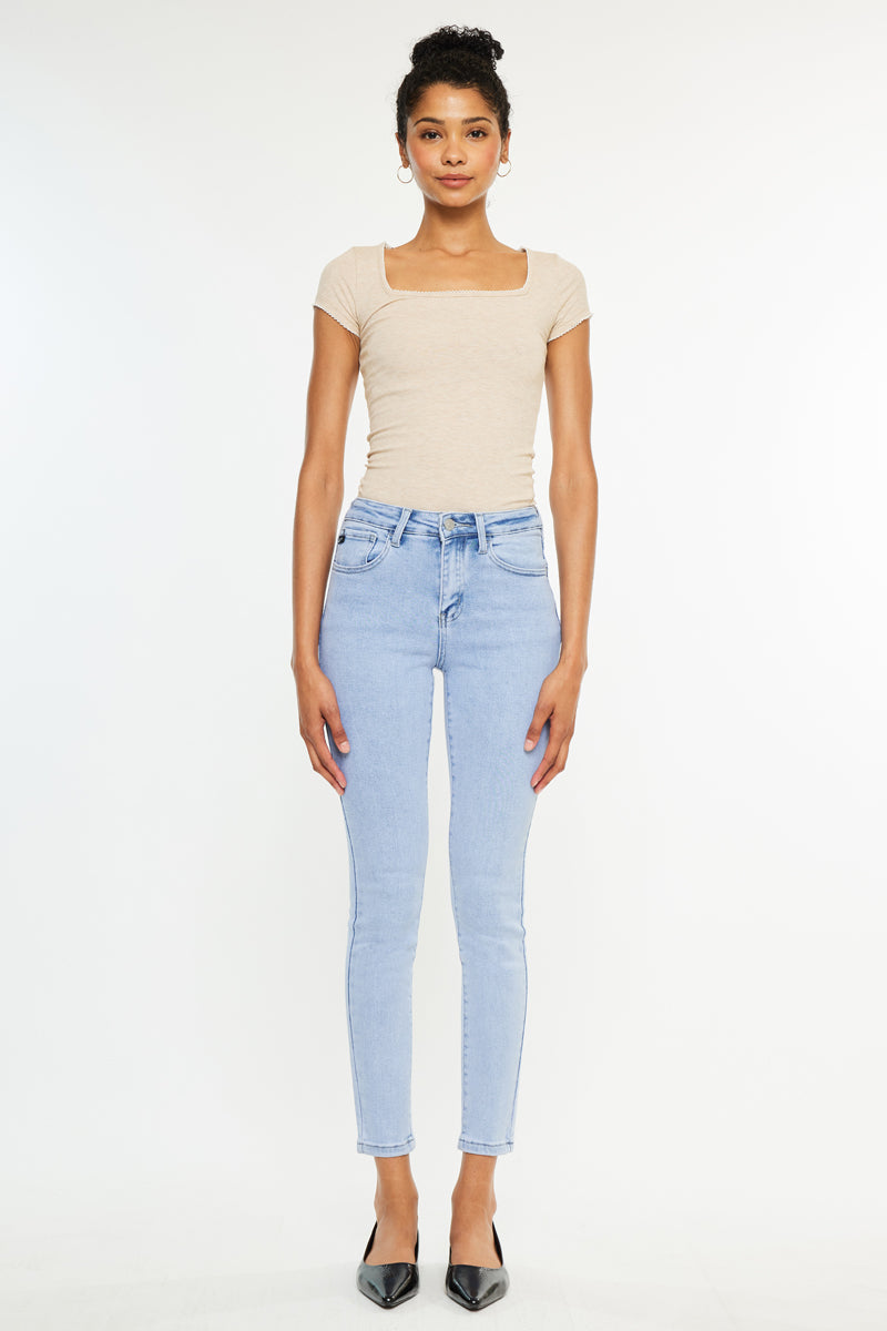 Women's High Rise Ankle Skinny Jeans - Bev