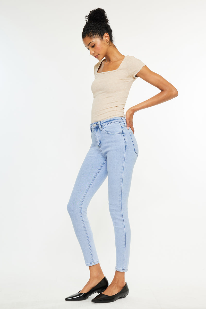 Women's High Rise Ankle Skinny Jeans - Bev