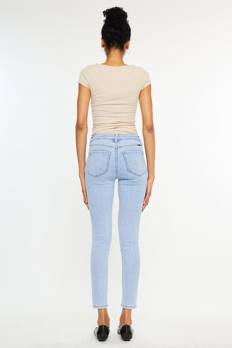 Women's High Rise Ankle Skinny Jeans - Bev