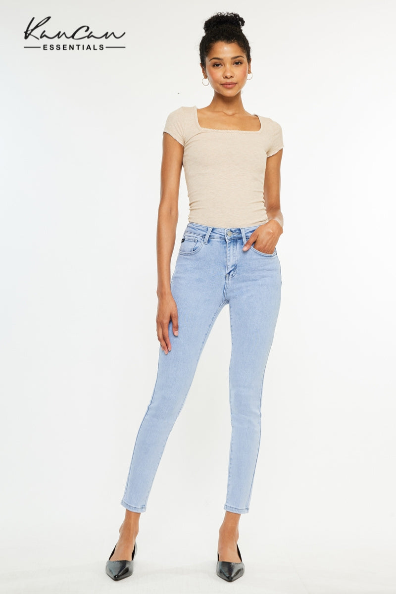 Women's High Rise Ankle Skinny Jeans - Bev