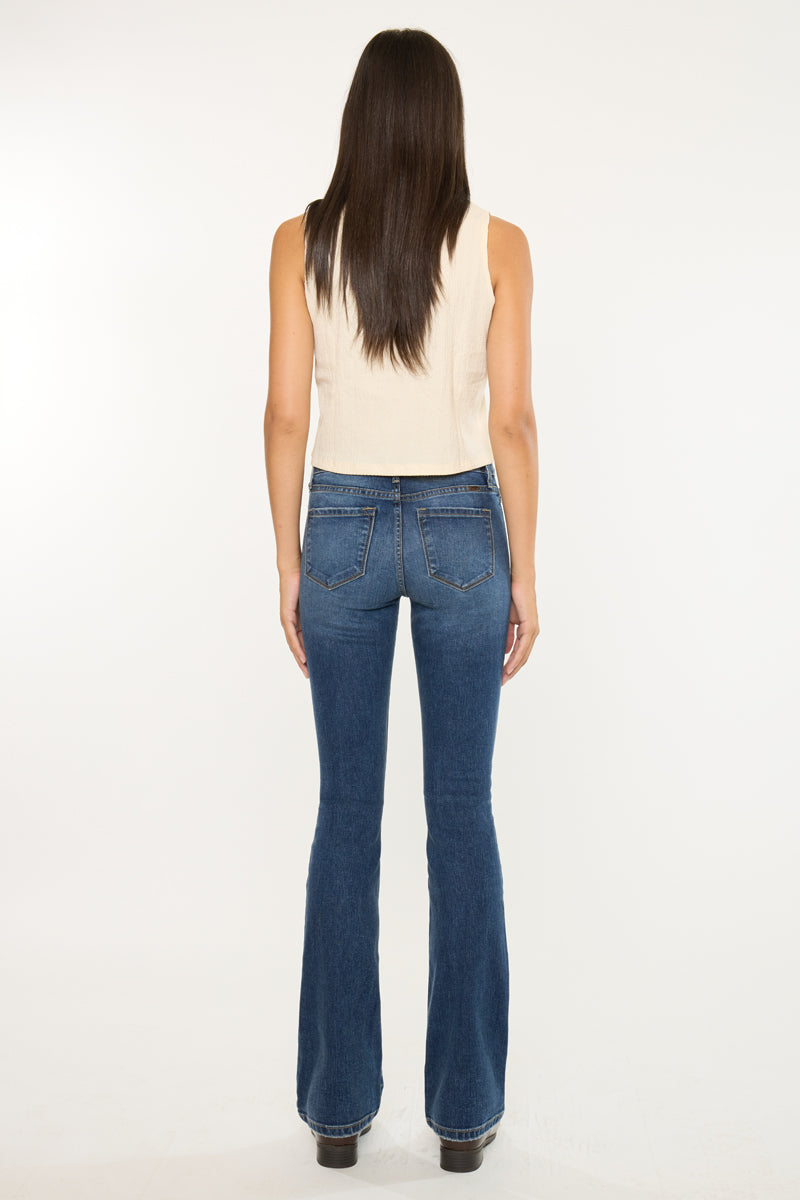 Women's High Rise Skinny Bootcut Jeans - Brooklyn