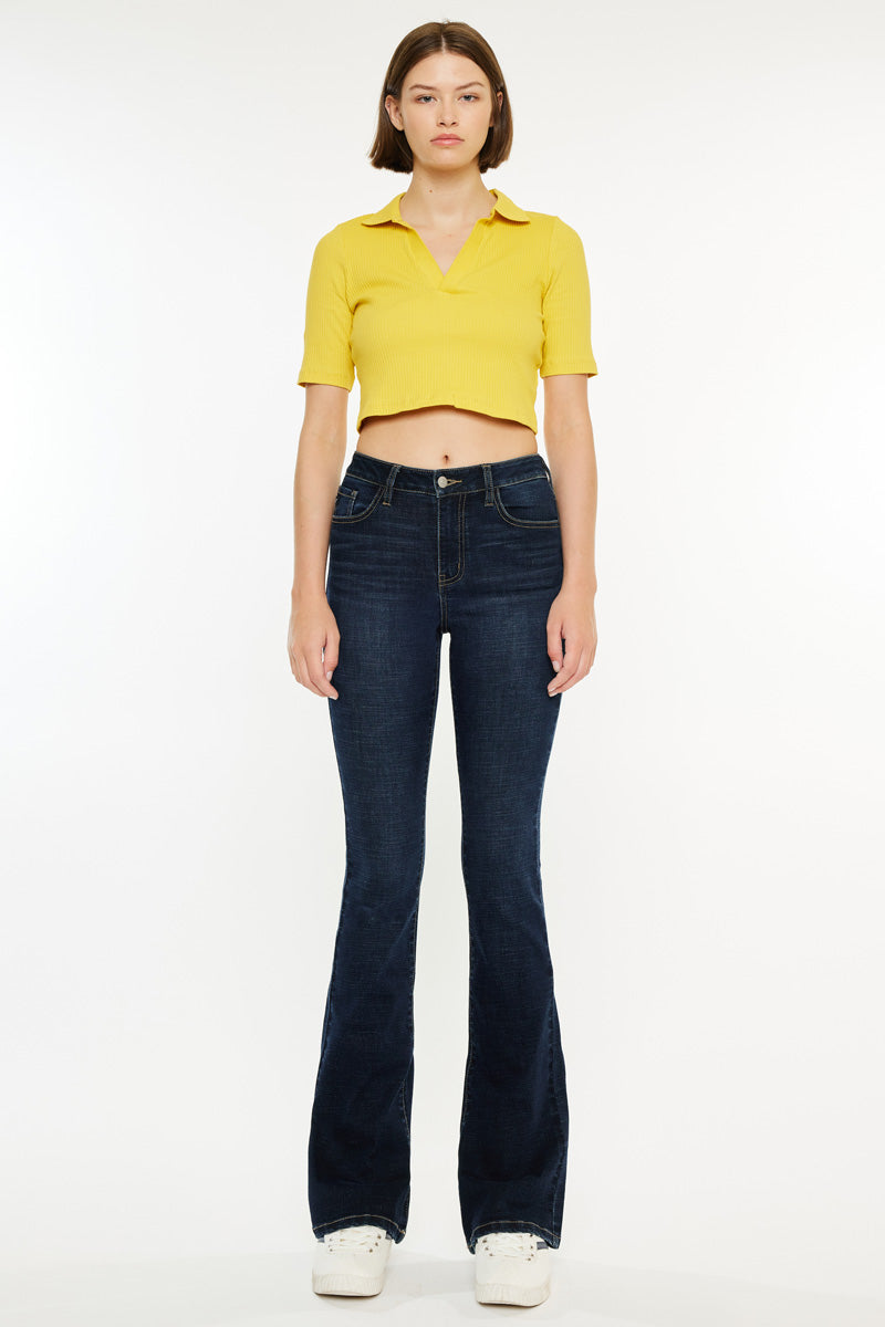 Women's High Rise Bootcut Jeans - Avery