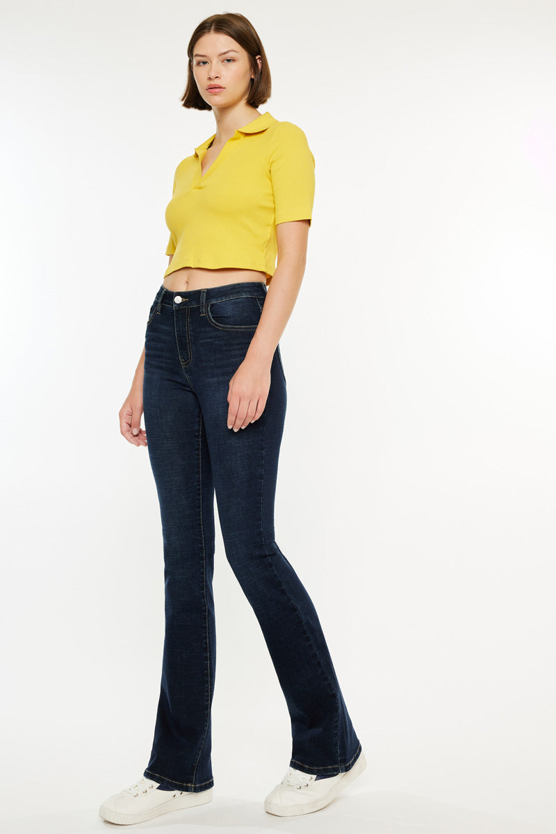 Women's High Rise Bootcut Jeans - Avery