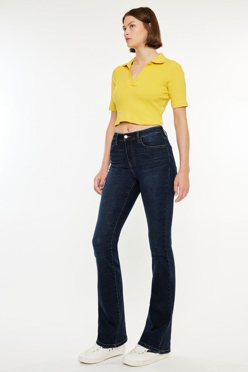 Women's High Rise Bootcut Jeans - Avery