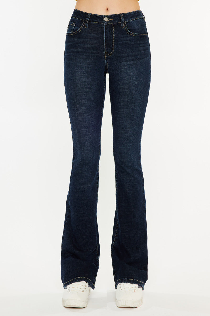 Women's High Rise Bootcut Jeans - Avery