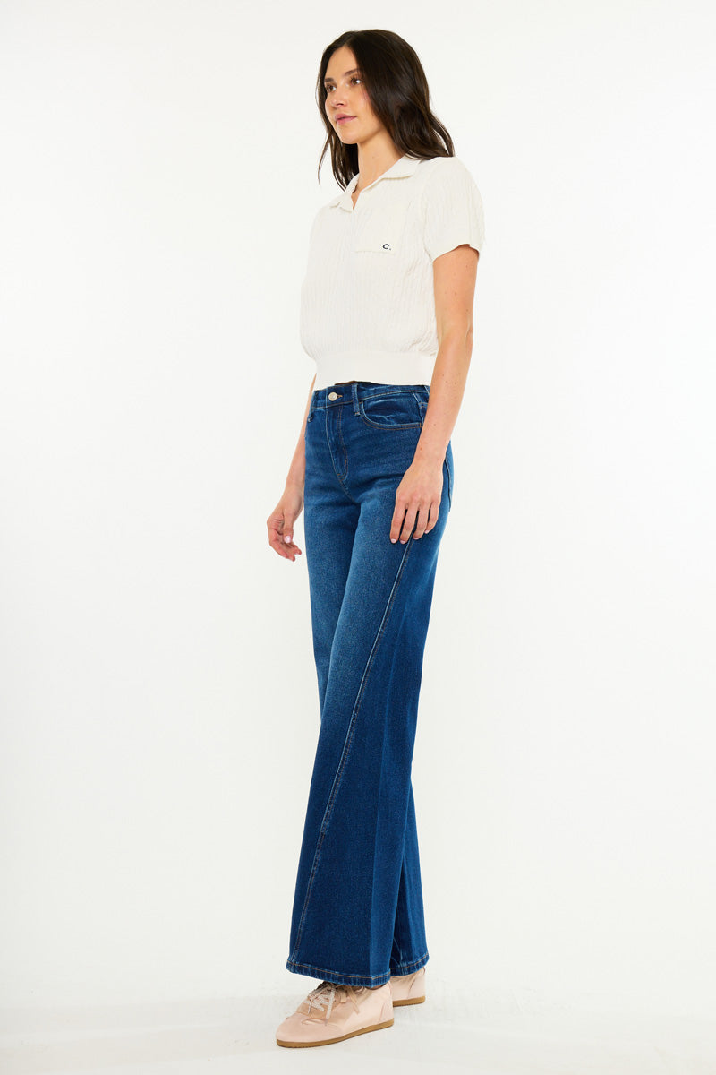 Women's High Rise Flare Jeans - Ava