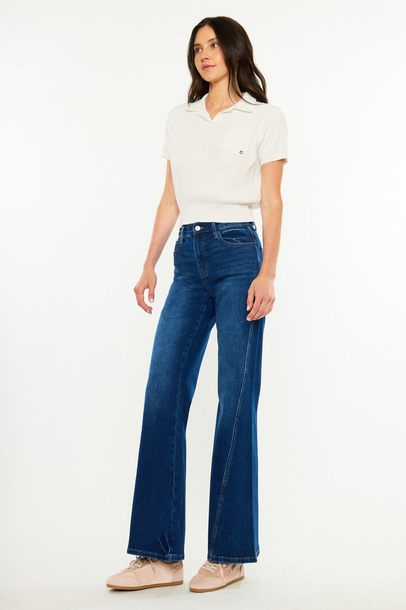 Women's High Rise Flare Jeans - Ava