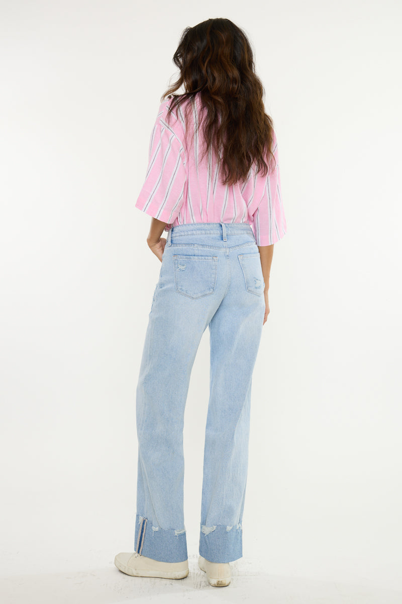 Women's Low Rise Straight Jeans - Beverley