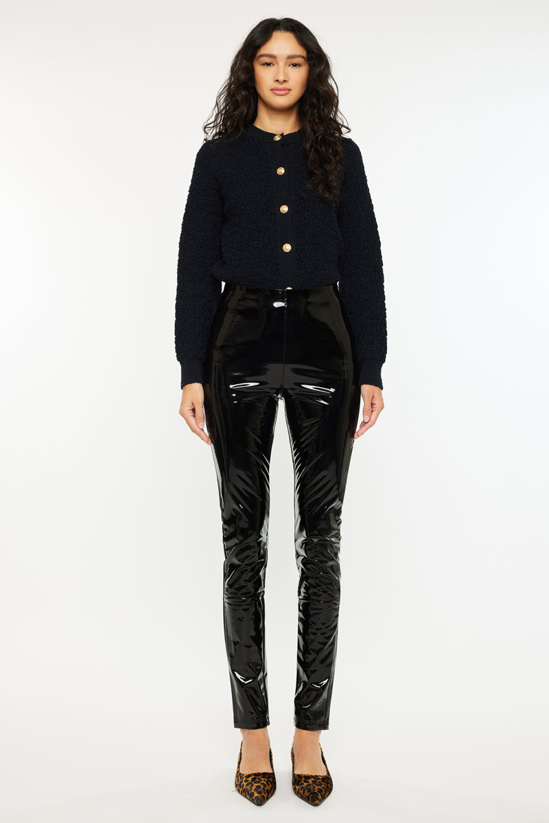 Women's Skinny Faux Leather Leggings - Bellini