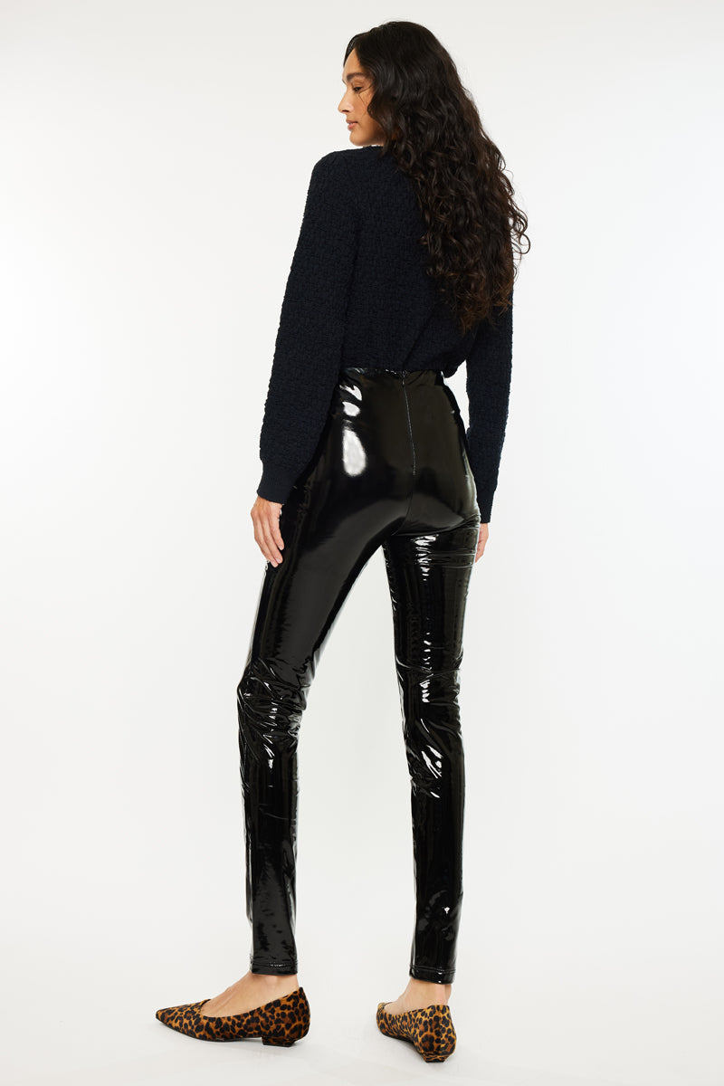 Women's Skinny Faux Leather Leggings - Bellini