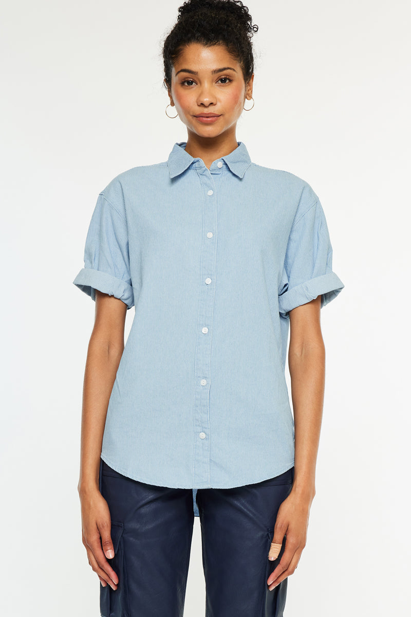 Women's Loose Fit Denim Shirt - Cameron
