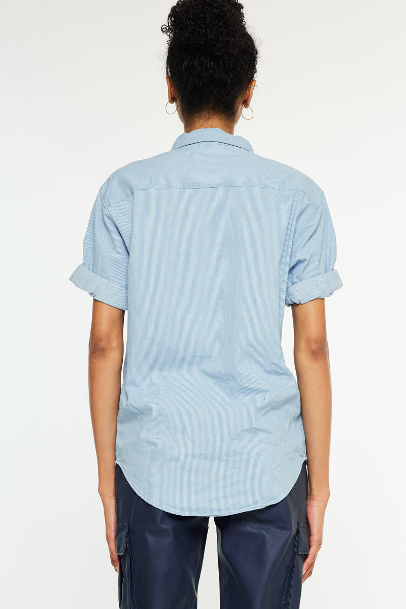 Women's Loose Fit Denim Shirt - Cameron