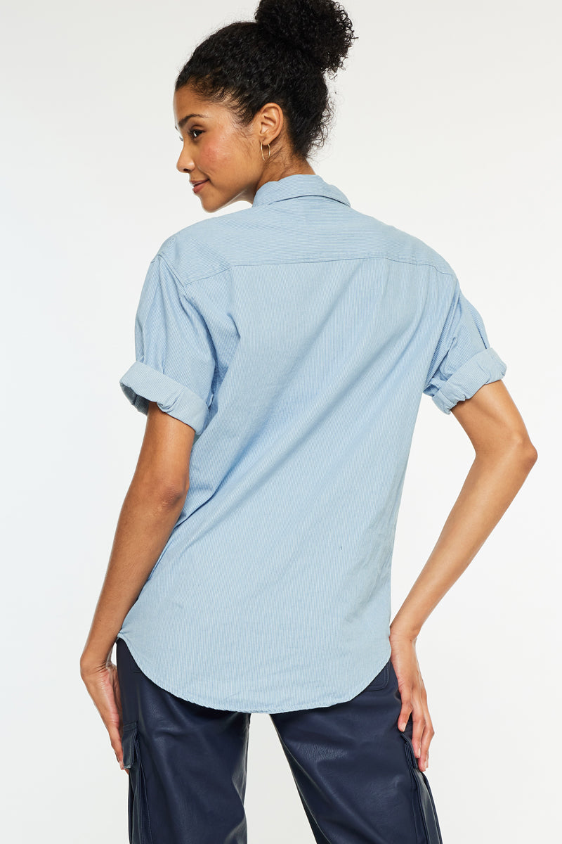 Women's Loose Fit Denim Shirt - Cameron