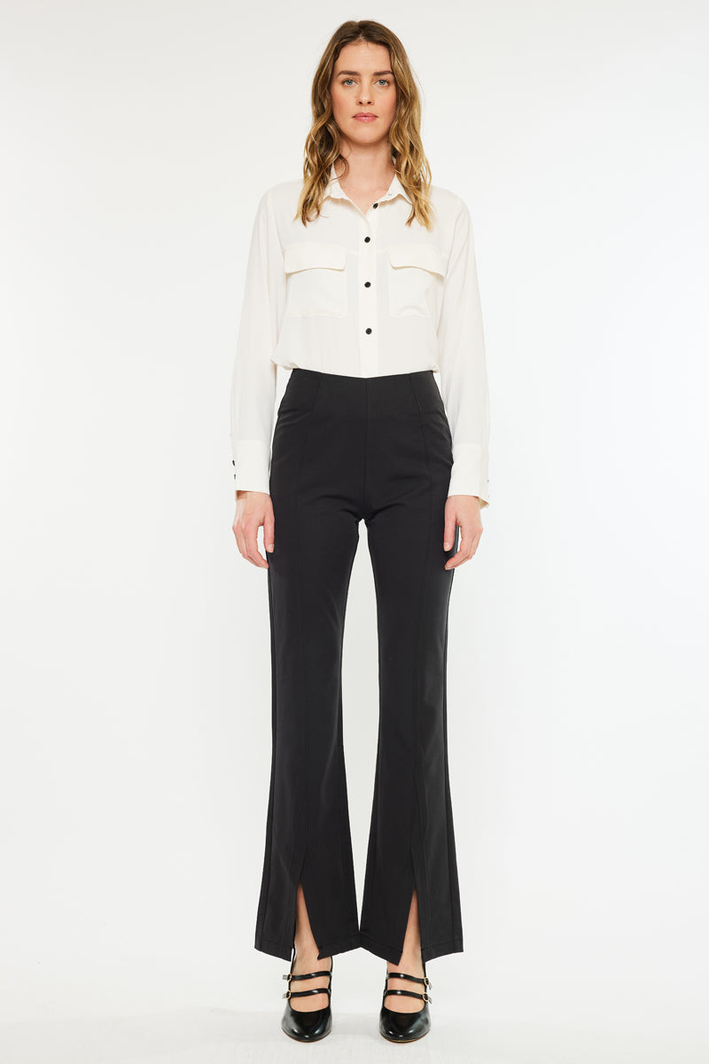Women's Ultra High Rise Flare Satin Jeans - Brenda