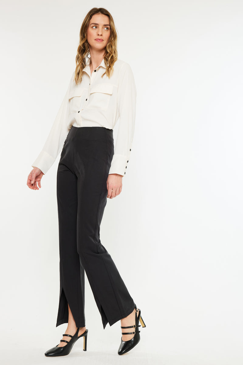 Women's Ultra High Rise Flare Satin Jeans - Brenda