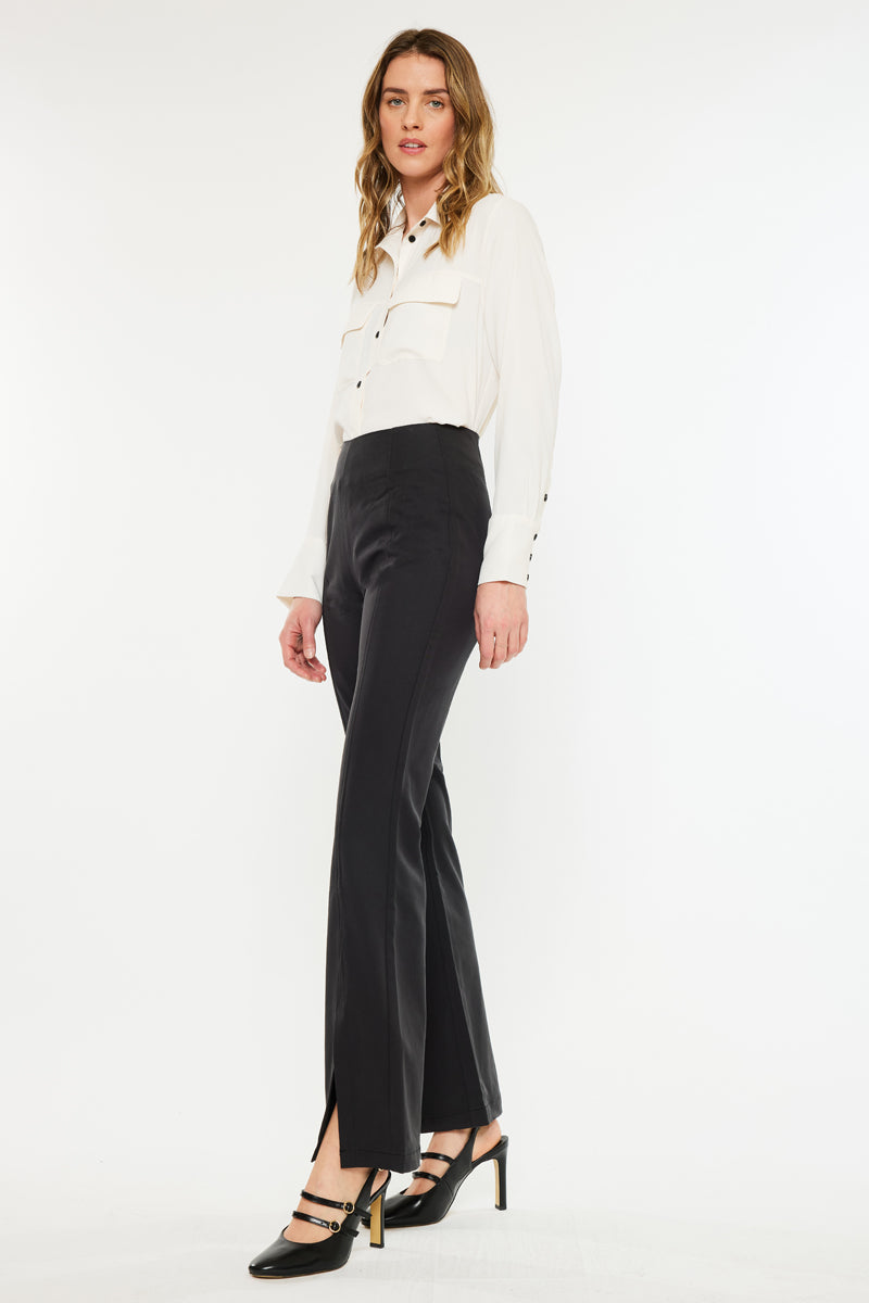 Women's Ultra High Rise Flare Satin Jeans - Brenda