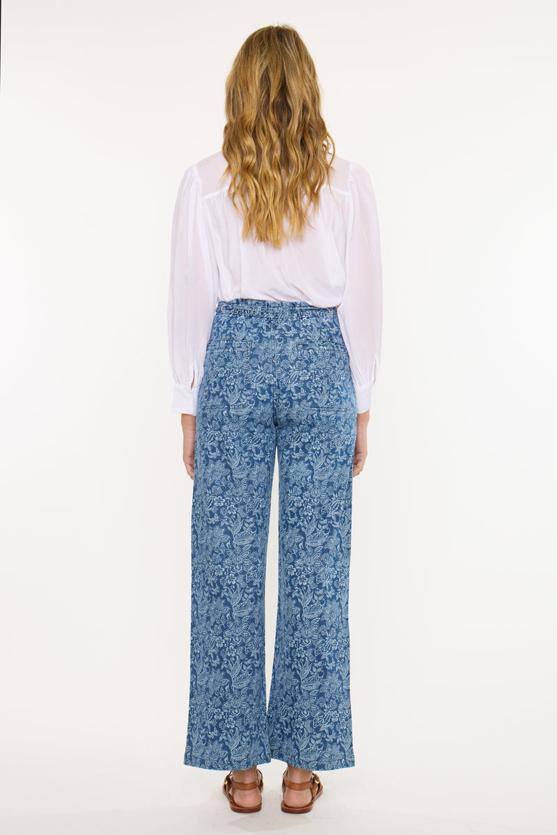 Women's High Rise Wide Leg Jeans - Carmelia