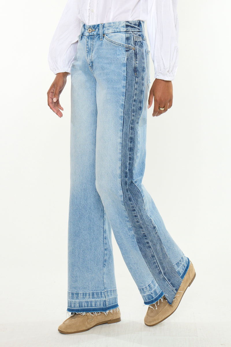 Women's High Rise Wide Leg Jeans - Bethell