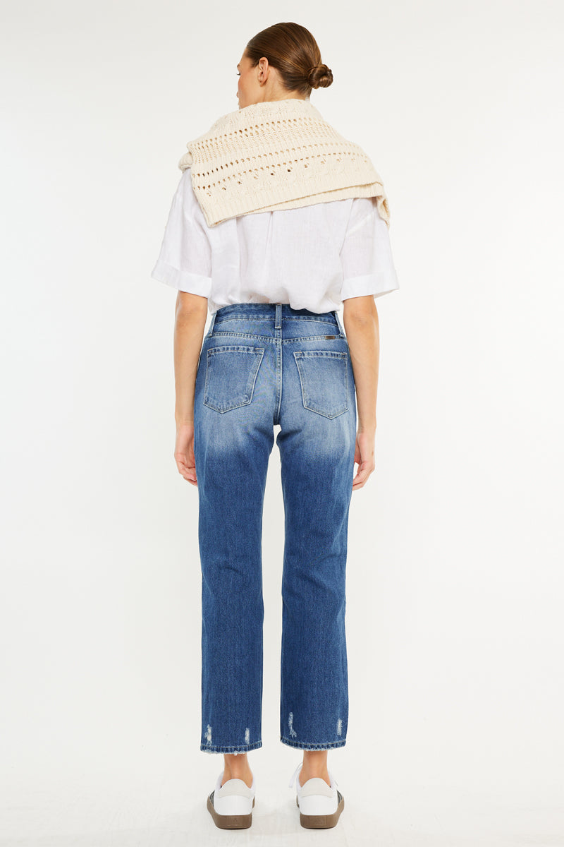 Women's High Rise Slim Straight Jeans - Ashland