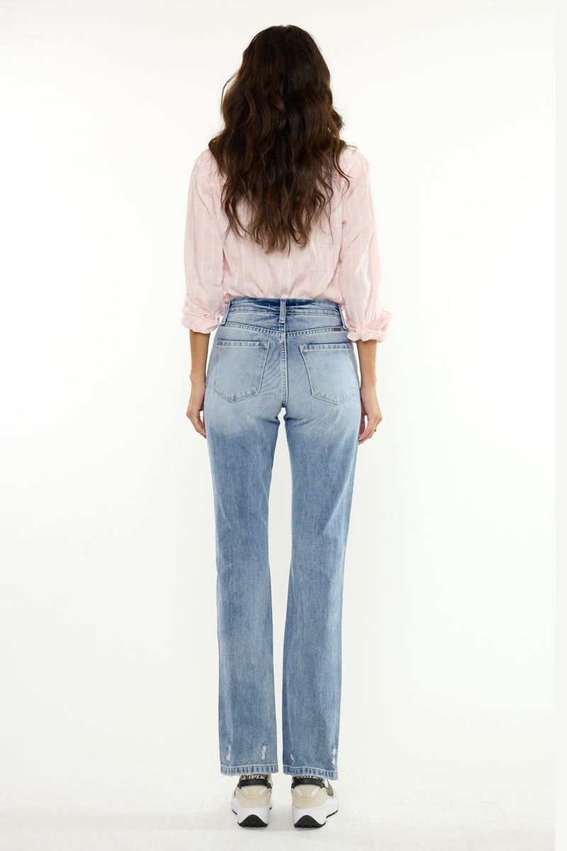 Women's High Rise Slim Straight Jeans - Ashland