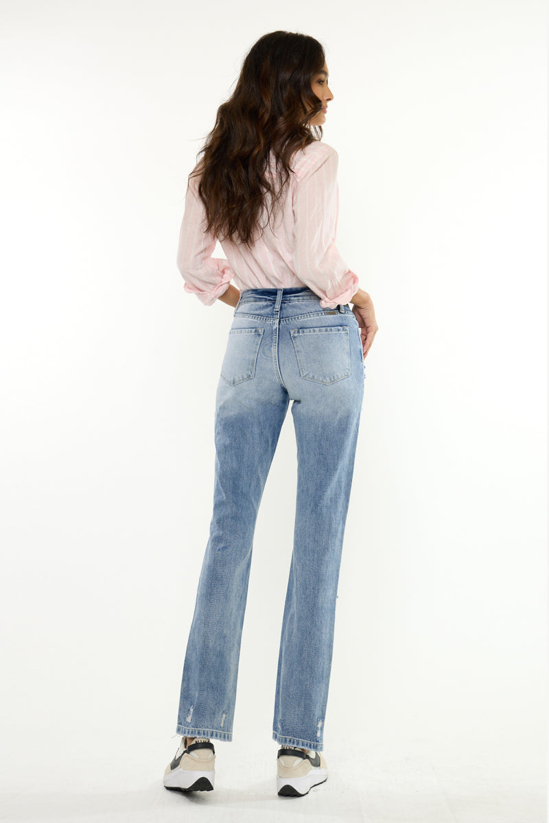 Women's High Rise Slim Straight Jeans - Ashland