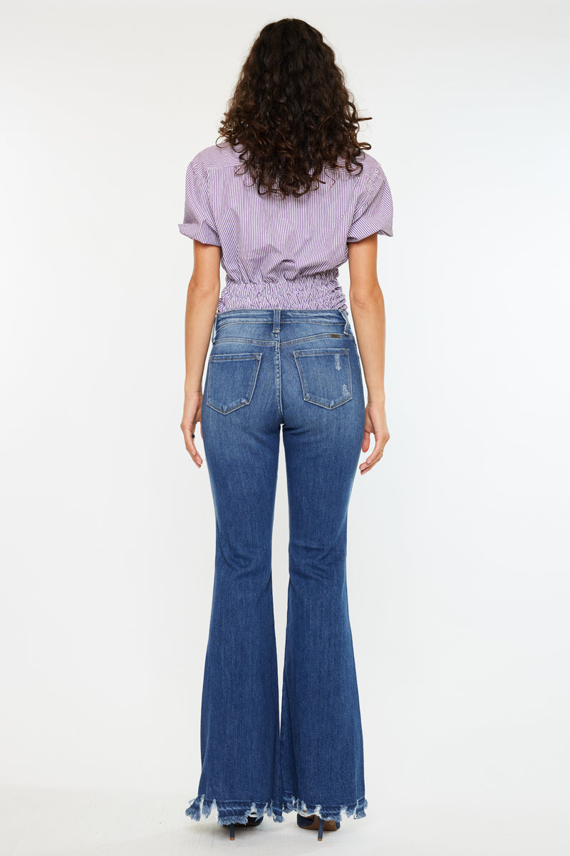 Women's High Rise Super Flare Jeans - Bali