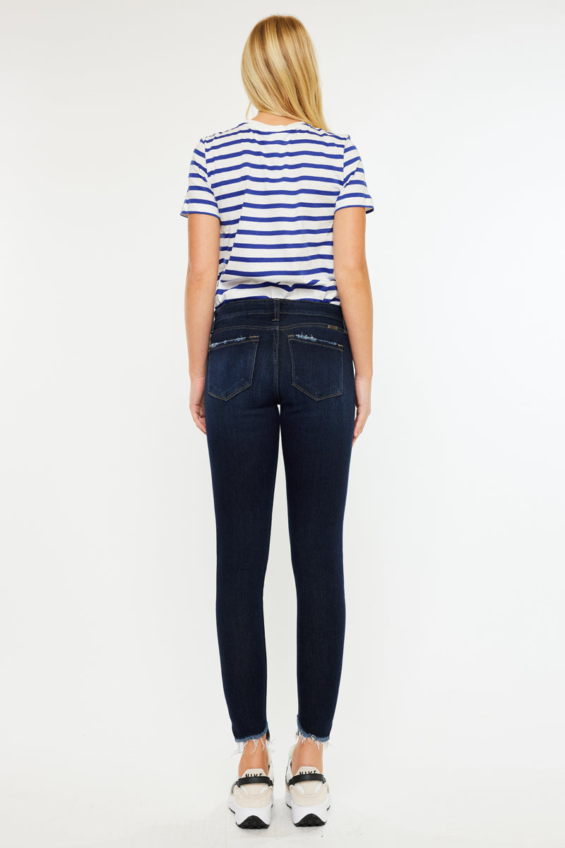 Women's Low Rise Ankle Skinny Jeans - Alexa