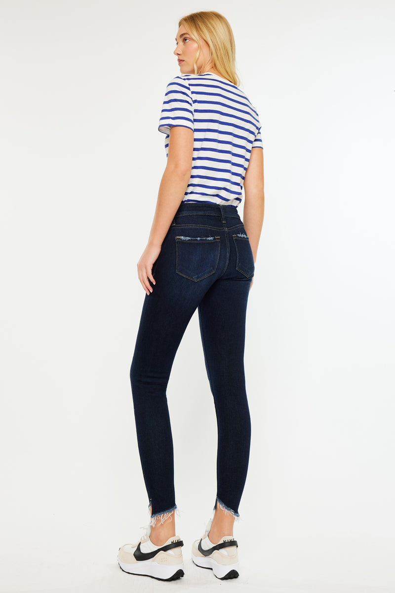 Women's Low Rise Ankle Skinny Jeans - Alexa
