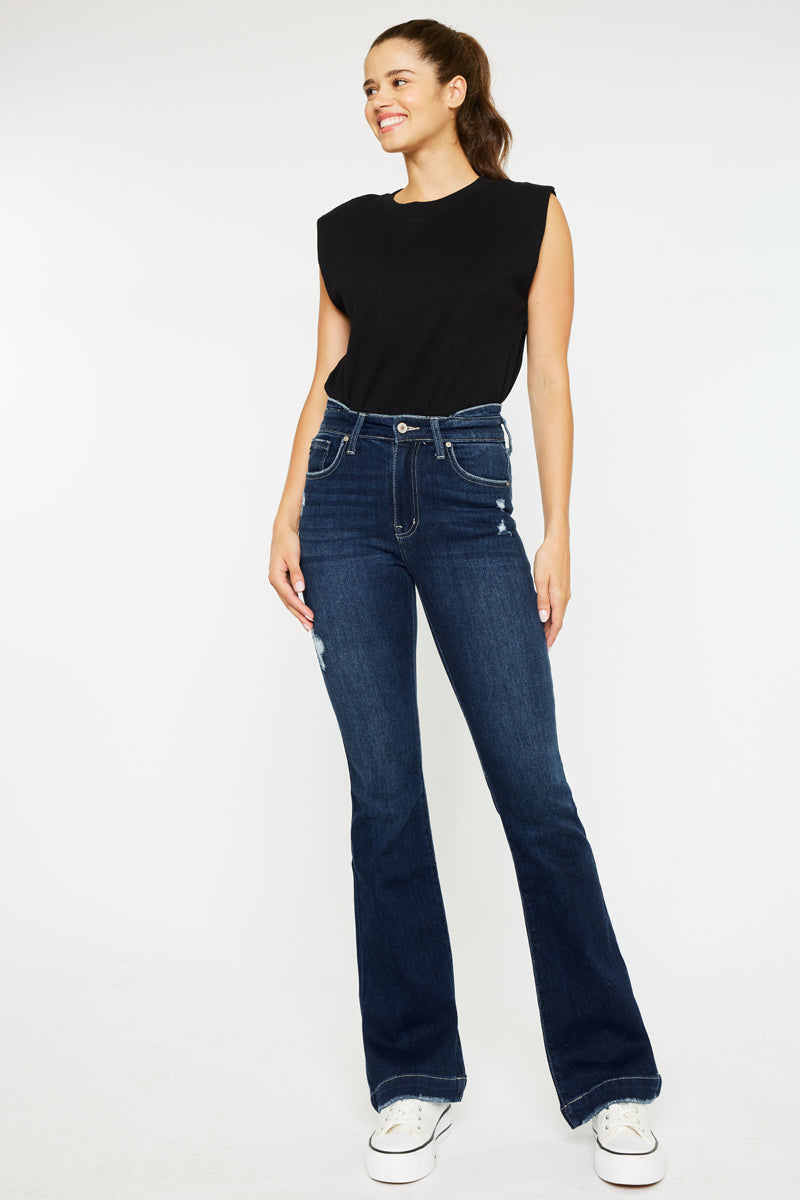 Women's High Rise Bootcut Jeans - Akita