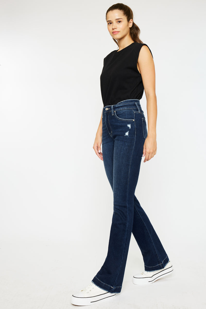 Women's High Rise Bootcut Jeans - Akita