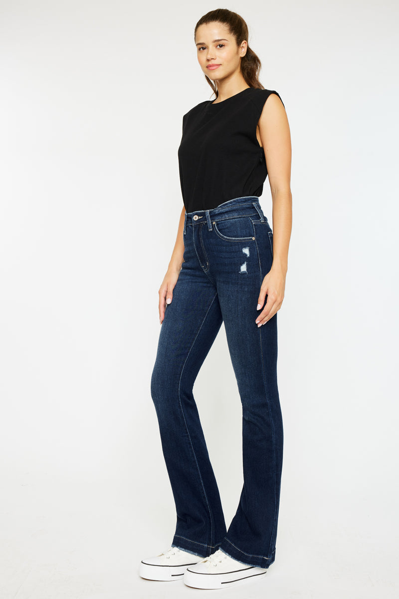 Women's High Rise Bootcut Jeans - Akita