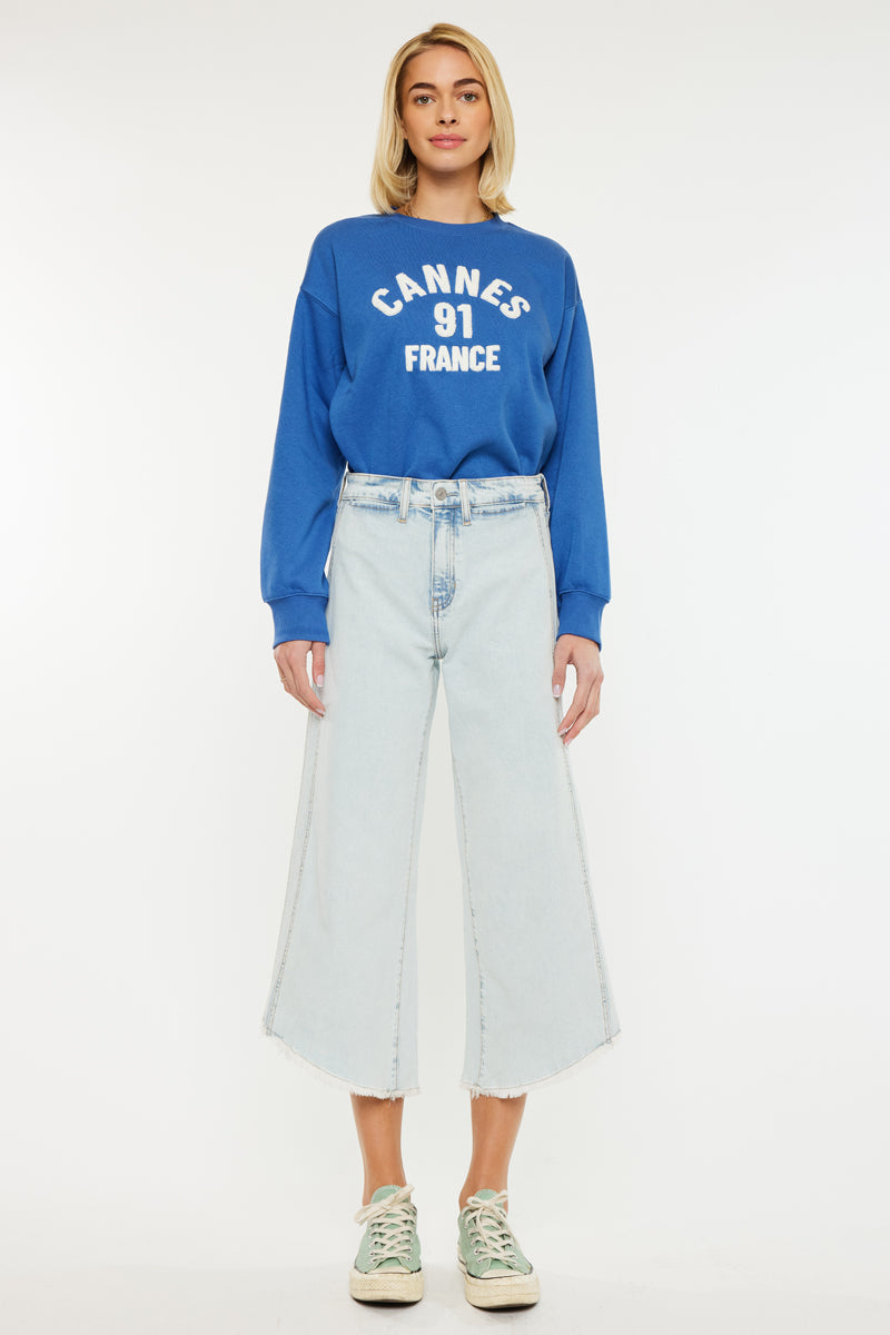 Women's High Rise Cropped Gaucho Pants - Arnie