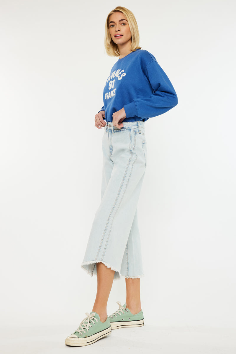 Women's High Rise Cropped Gaucho Pants - Arnie