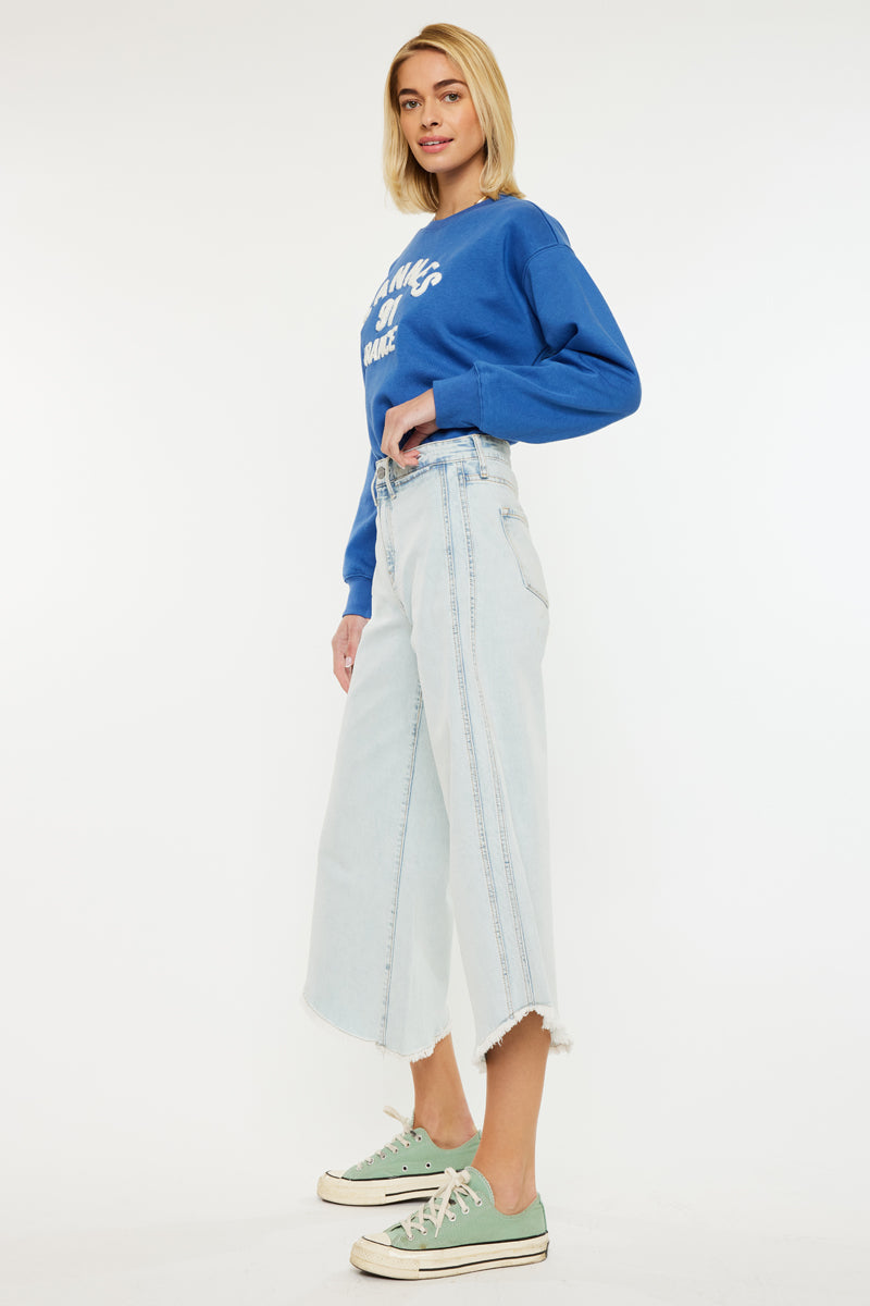 Women's High Rise Cropped Gaucho Pants - Arnie