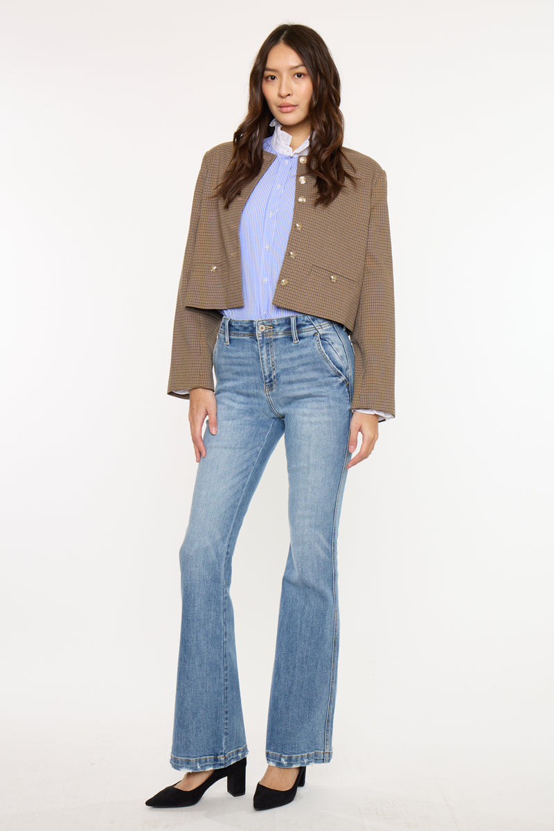Women's High Rise Flare Jeans - Bailey