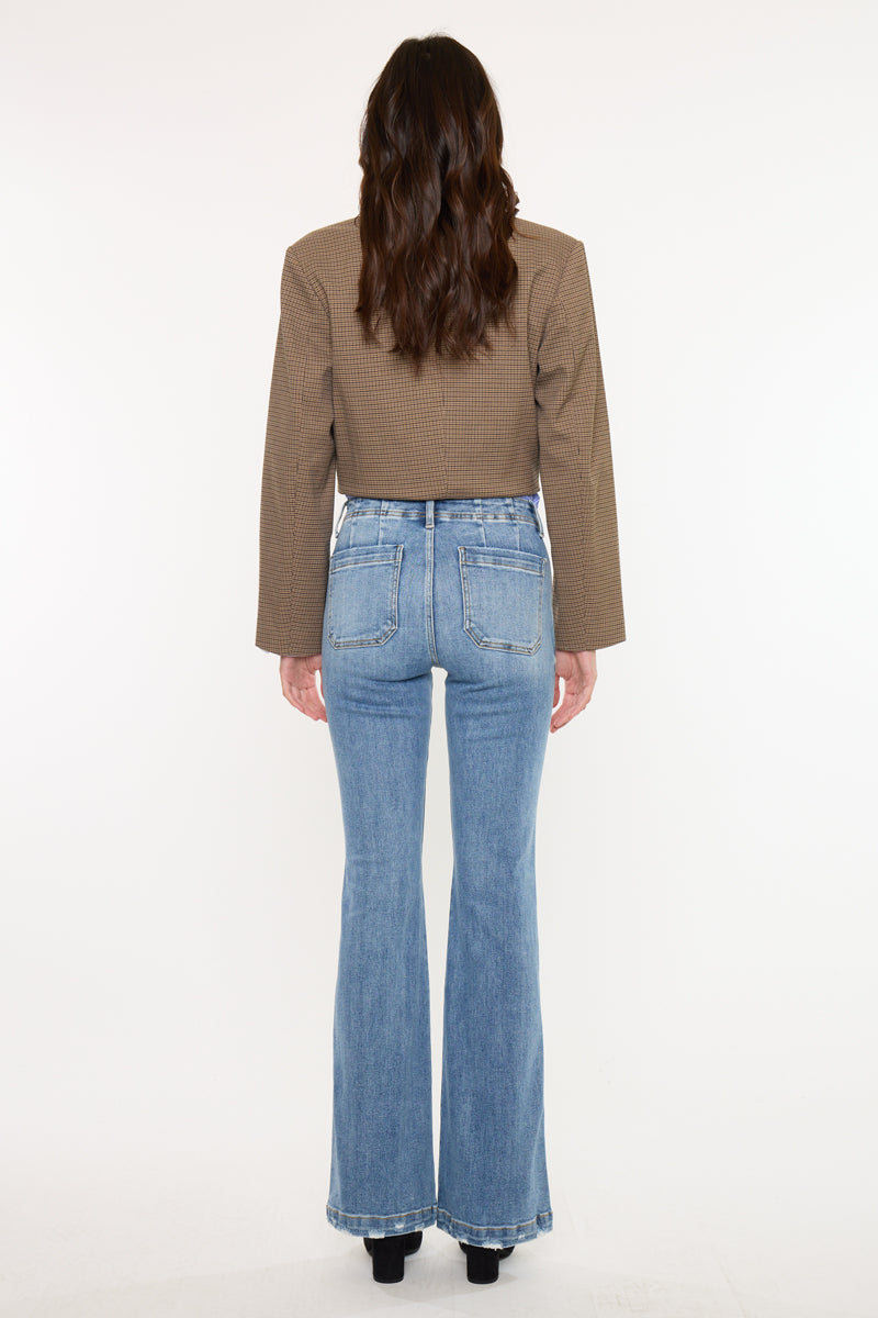 Women's High Rise Flare Jeans - Bailey