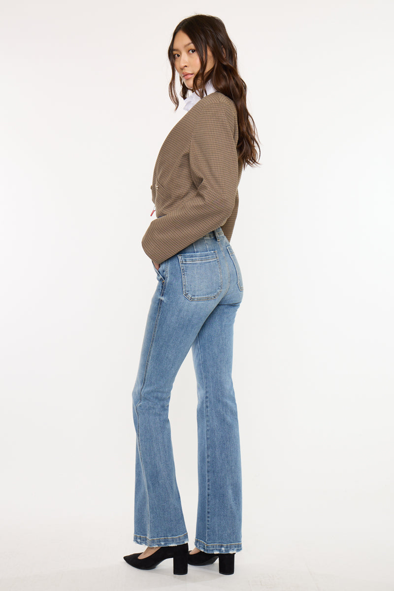 Women's High Rise Flare Jeans - Bailey