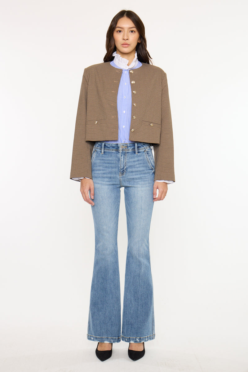 Women's High Rise Flare Jeans - Bailey