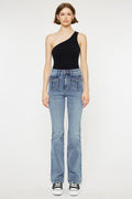 Women's High Rise Bootcut Jeans - Carrie